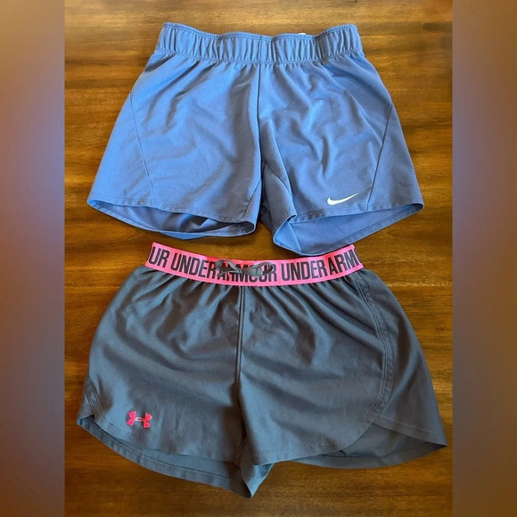 Pants - Nike/Under Armor 2 Pair Womens Size XS Shorts
